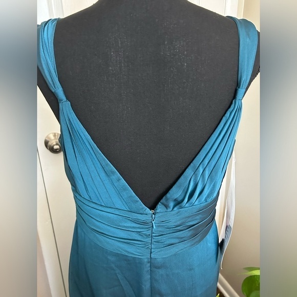 💕Elegant Belsoie Teal Blue Formal Gown Wedding Destination Holiday 12 M L - Picture 4 of 5